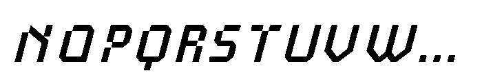 IT Xytrion Italic Font UPPERCASE