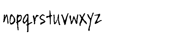 IT Zalro Font LOWERCASE