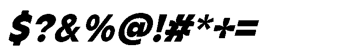 IT Zentrap Italic Font OTHER CHARS