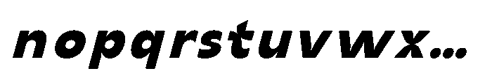 IT Zentrap Italic Font LOWERCASE