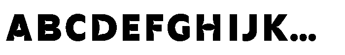 IT Zentrap Regular Font UPPERCASE