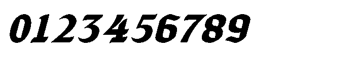 IT Zorak Italic Font OTHER CHARS