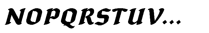 IT Zorak Italic Font UPPERCASE