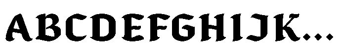 IT Zorak Regular Font UPPERCASE