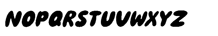 IT Zuppa Italic Font UPPERCASE