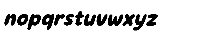 IT Zuppa Italic Font LOWERCASE