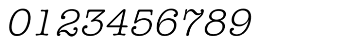 ITC American Typewriter Hellenic Std Normal Italic Font OTHER CHARS