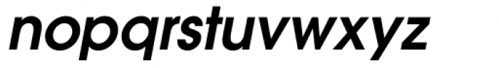 ITC Avant Garde DemiBold Oblique Font LOWERCASE