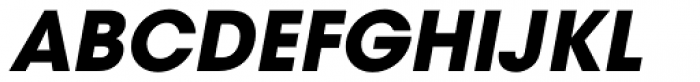 ITC Avant Garde Gothic Paneuropean Bold Oblique Font UPPERCASE