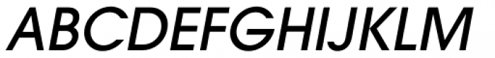 ITC Avant Garde Gothic Paneuropean Medium Oblique Font UPPERCASE