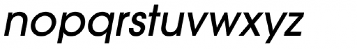 ITC Avant Garde Gothic Paneuropean Medium Oblique Font LOWERCASE