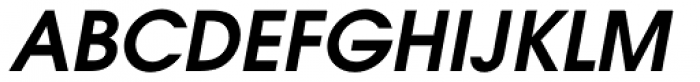 ITC Avant Garde Gothic Pro DemiBold Oblique Font UPPERCASE