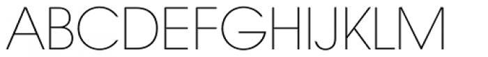 ITC Avant Garde Gothic Pro ExtraLight Font UPPERCASE