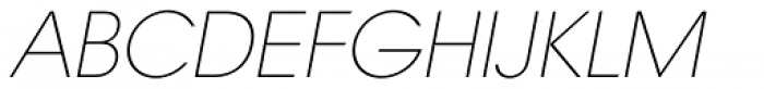 ITC Avant Garde Std XLt Obl Font UPPERCASE