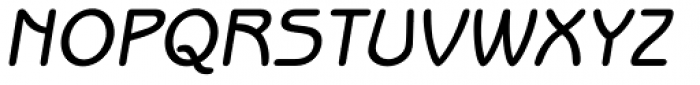 ITC Benguiat Gothic Std Medium Oblique Font UPPERCASE