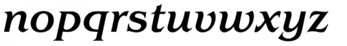ITC Benguiat Pro Medium Italic Font LOWERCASE