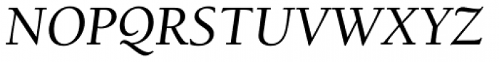 ITC Berkeley Old Style Pro Medium Italic Font UPPERCASE