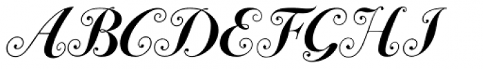 ITC Bodoni Seventytwo Swash Bold Italic Font UPPERCASE