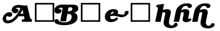 ITC Bookman Swash Bold Italic Font LOWERCASE
