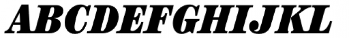ITC Century Std Cond Ultra Italic Font UPPERCASE