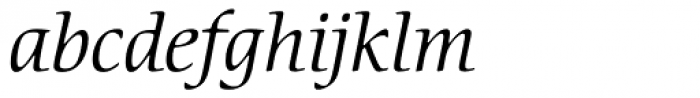 ITC Cerigo Book SwCap Italic Font LOWERCASE