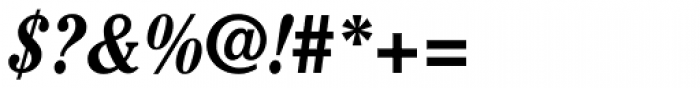 ITC Cheltenham Condensed Bold Italic Font OTHER CHARS