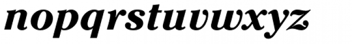 ITC Cheltenham Pro Bold Italic Font LOWERCASE