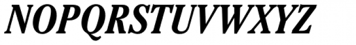 ITC Cheltenham Pro Condensed Bold Italic Font UPPERCASE