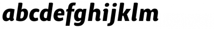 ITC Chino Pro Bold Italic Font LOWERCASE