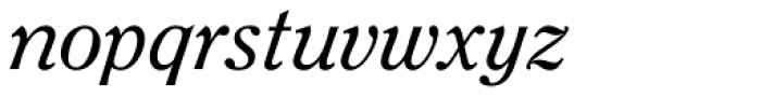 ITC Clearface Std Italic Font LOWERCASE