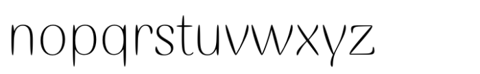 ITC Ellipse Neo Light Font LOWERCASE