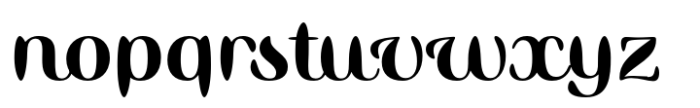 ITC Ellipse Script Black Font LOWERCASE
