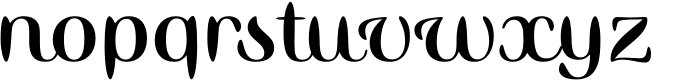 ITC Ellipse Script Bold Font LOWERCASE