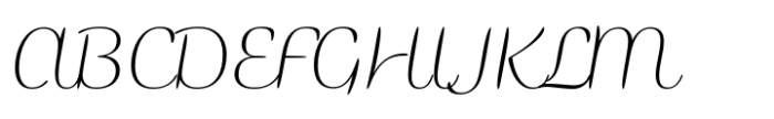ITC Ellipse Script Light Italic Font UPPERCASE