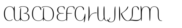 ITC Ellipse Script Light Font UPPERCASE