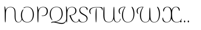 ITC Ellipse Script Light Font UPPERCASE