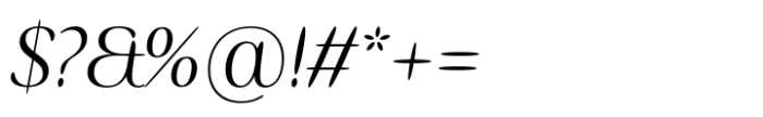 ITC Ellipse Script Regular Italic Font OTHER CHARS