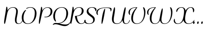 ITC Ellipse Script Regular Italic Font UPPERCASE