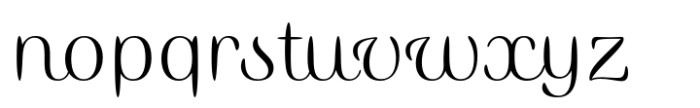 ITC Ellipse Script Regular Font LOWERCASE