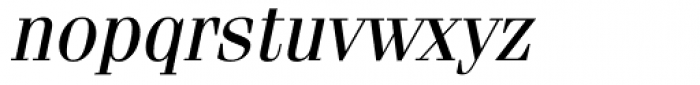 ITC Fenice Oblique Font LOWERCASE