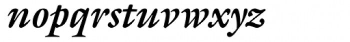 ITC Galliard Bold Italic Font LOWERCASE