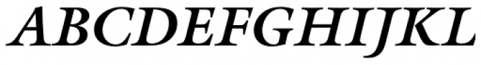 ITC Galliard Std Bold Italic Font UPPERCASE