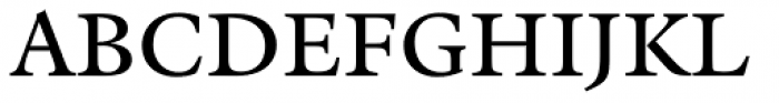 ITC Galliard eText Std Roman Font UPPERCASE