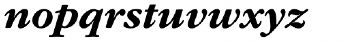 ITC Garamond Bold Italic Font LOWERCASE