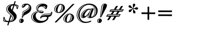 ITC Garamond Handtooled Bold Italic Font OTHER CHARS