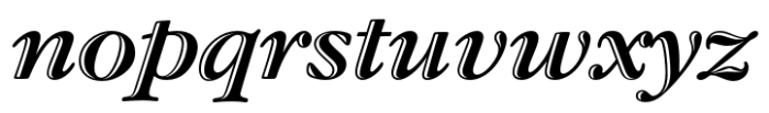 ITC Garamond Handtooled Bold Italic Font LOWERCASE
