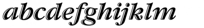 ITC Garamond Handtooled Italic Font LOWERCASE