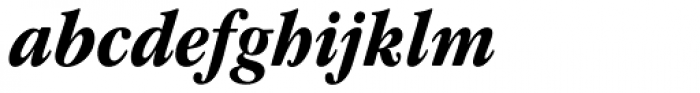 ITC Garamond Narrow Bold Italic Font LOWERCASE