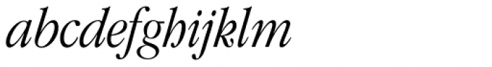 ITC Garamond Narrow Light Italic Font LOWERCASE