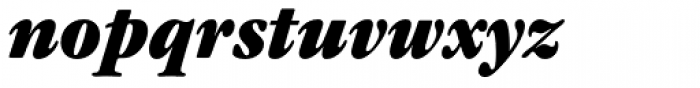 ITC Garamond Narrow Ultra Italic Font LOWERCASE